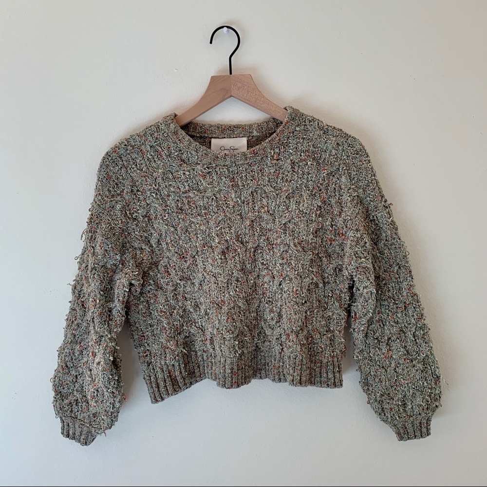 Jessica Simpson Cropped Sweater